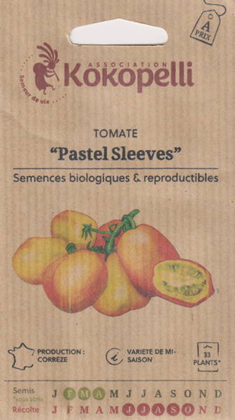 Tomato "Pastel sleeves"